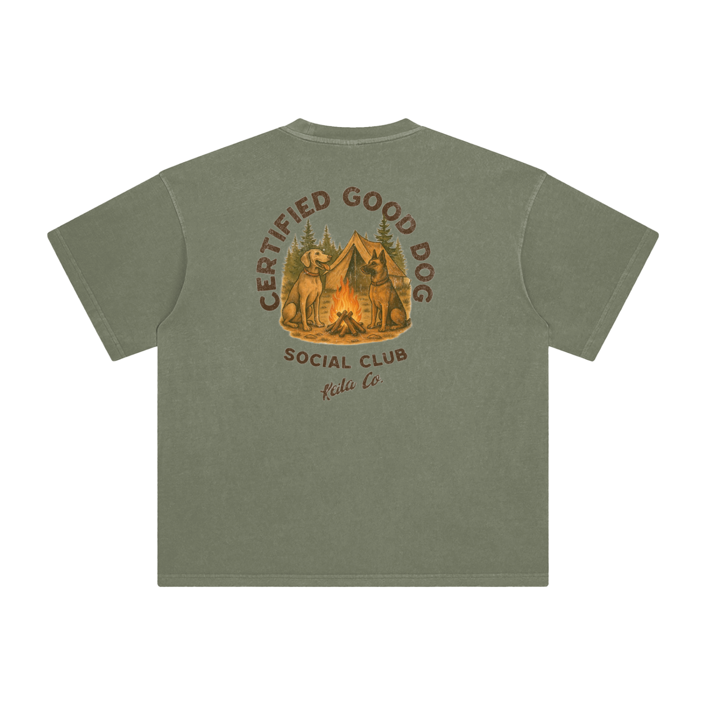 Certified Good Dog Social Club T - Shirt Forest