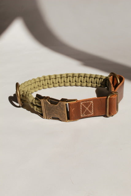 Moss Green Para Collar