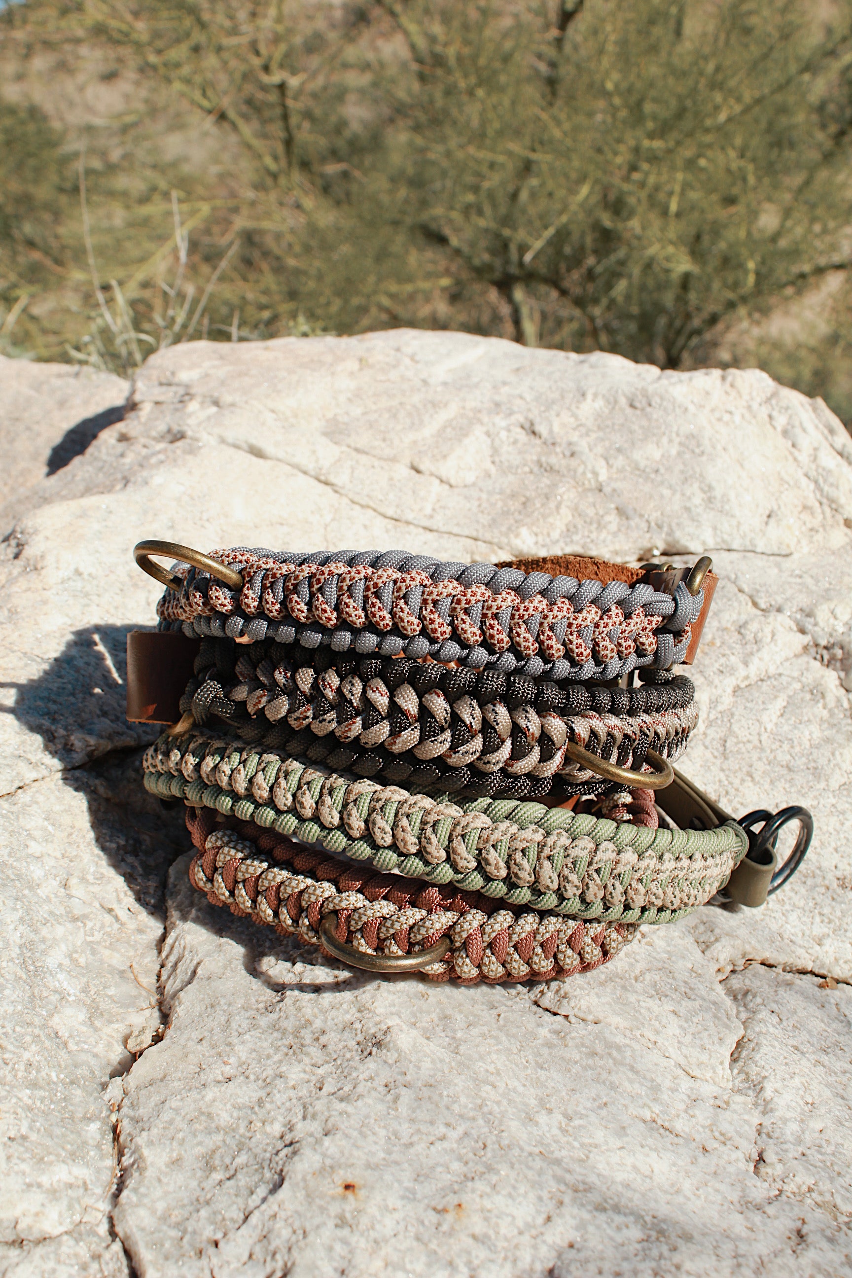 Chevron Collar - Fern Green