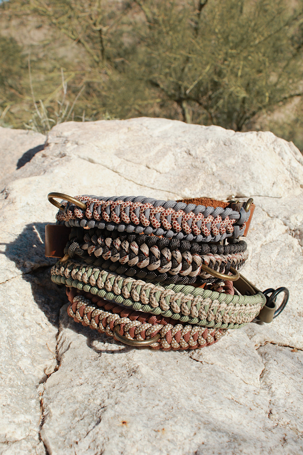 Chevron Collar - Carbon